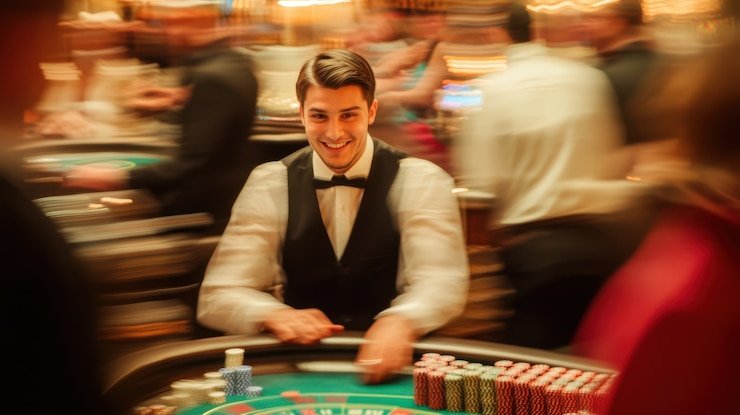 Grafik peringkat tangan Three Card Poker dari Royal Flush hingga High Card